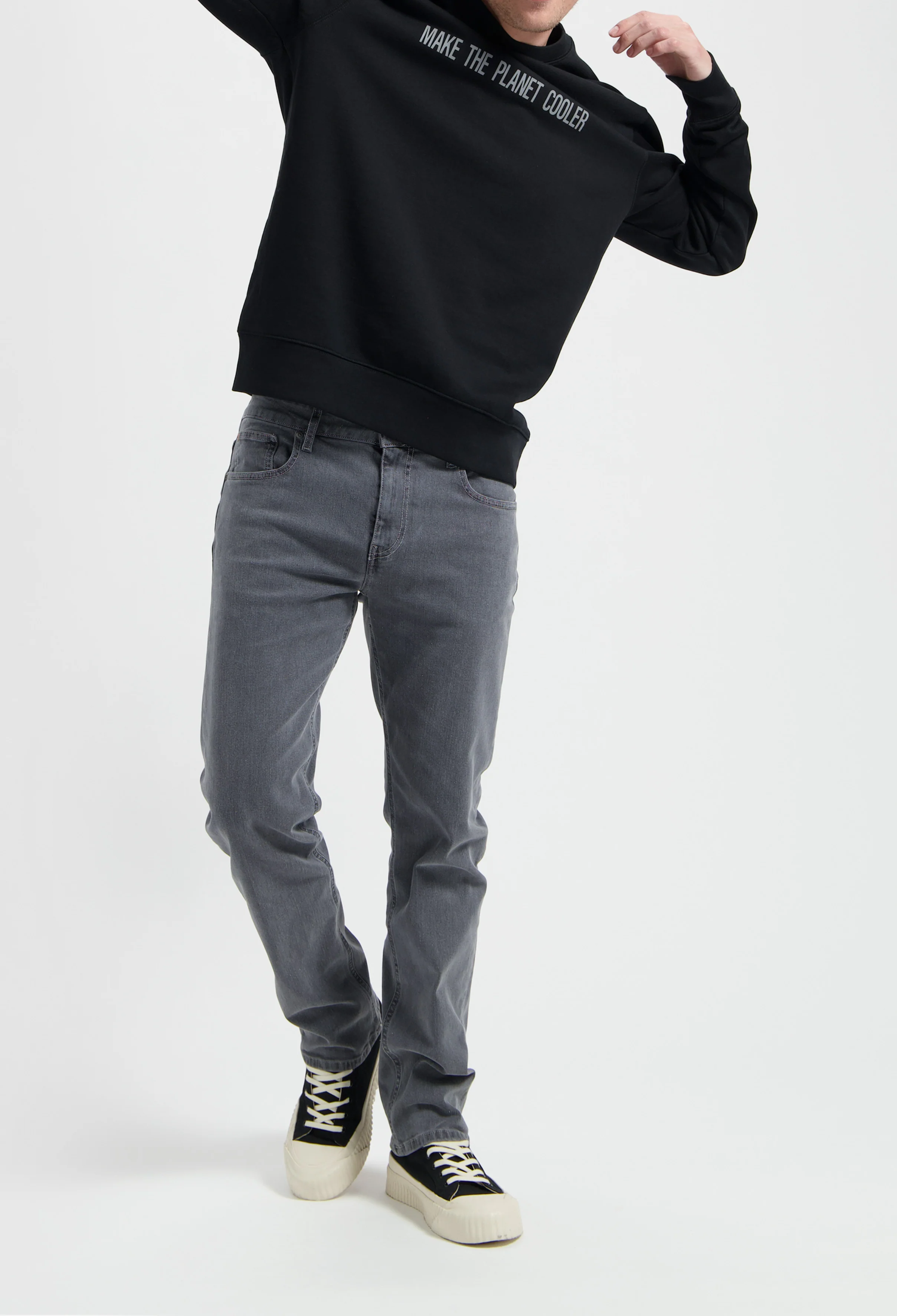 Bryce Mid Straight - Light Grey - Image 7
