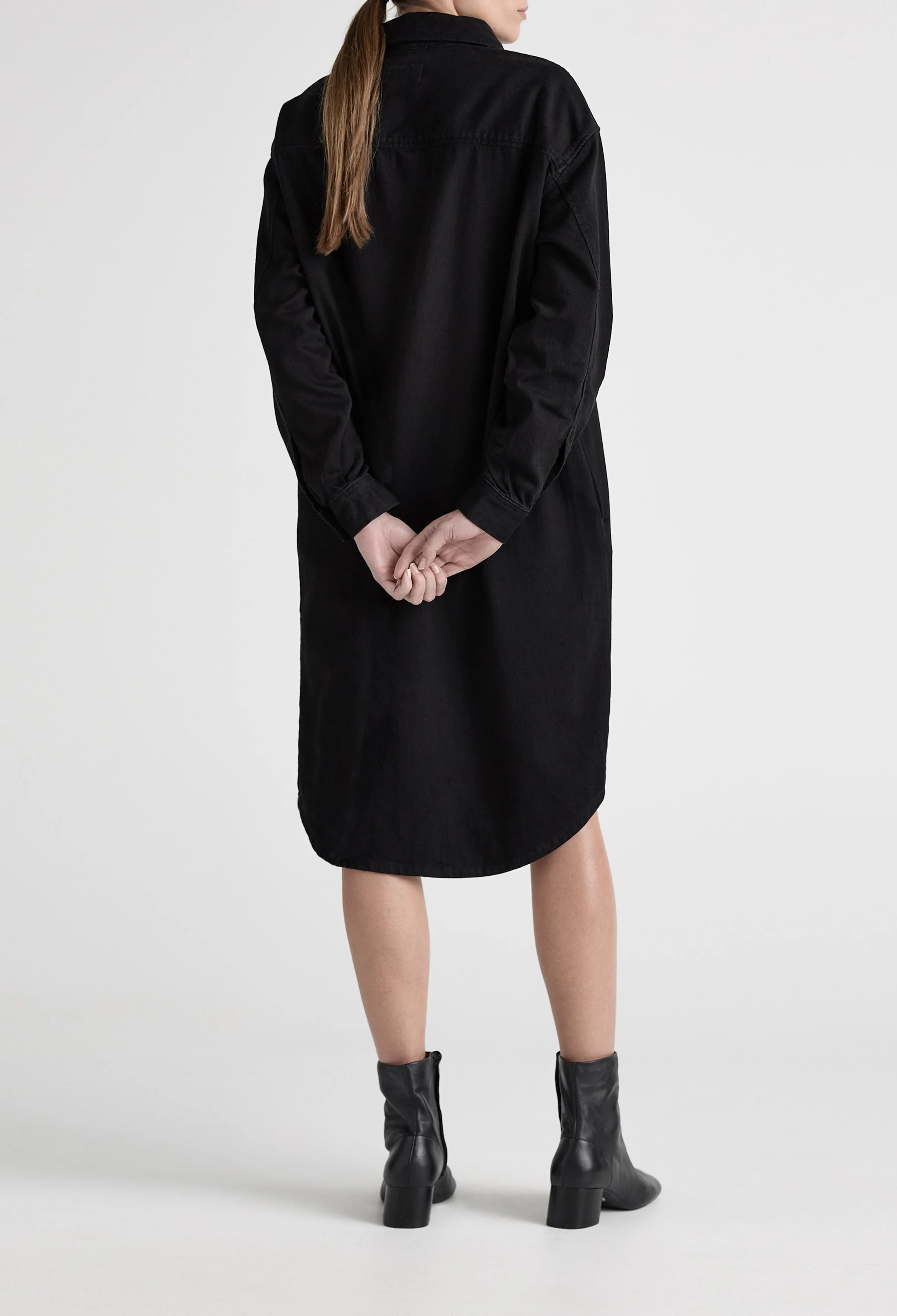 Ella Denim Dress - BlackDip - Image 4