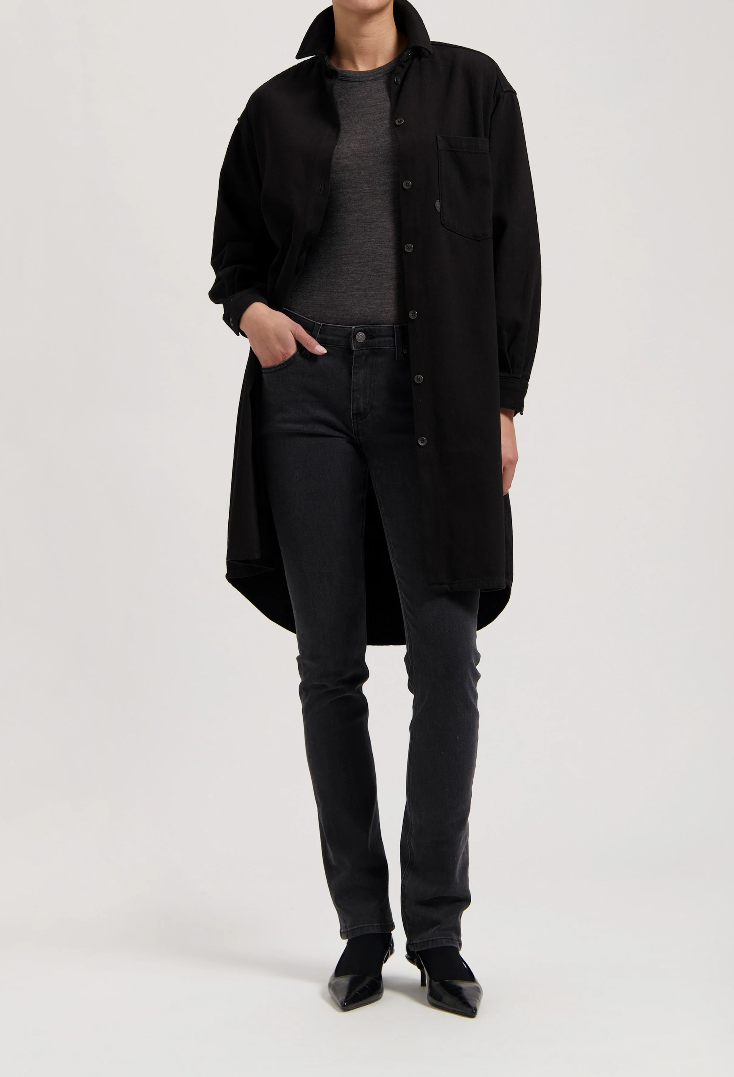 Faye Low Slim - Stone Black - Image 13