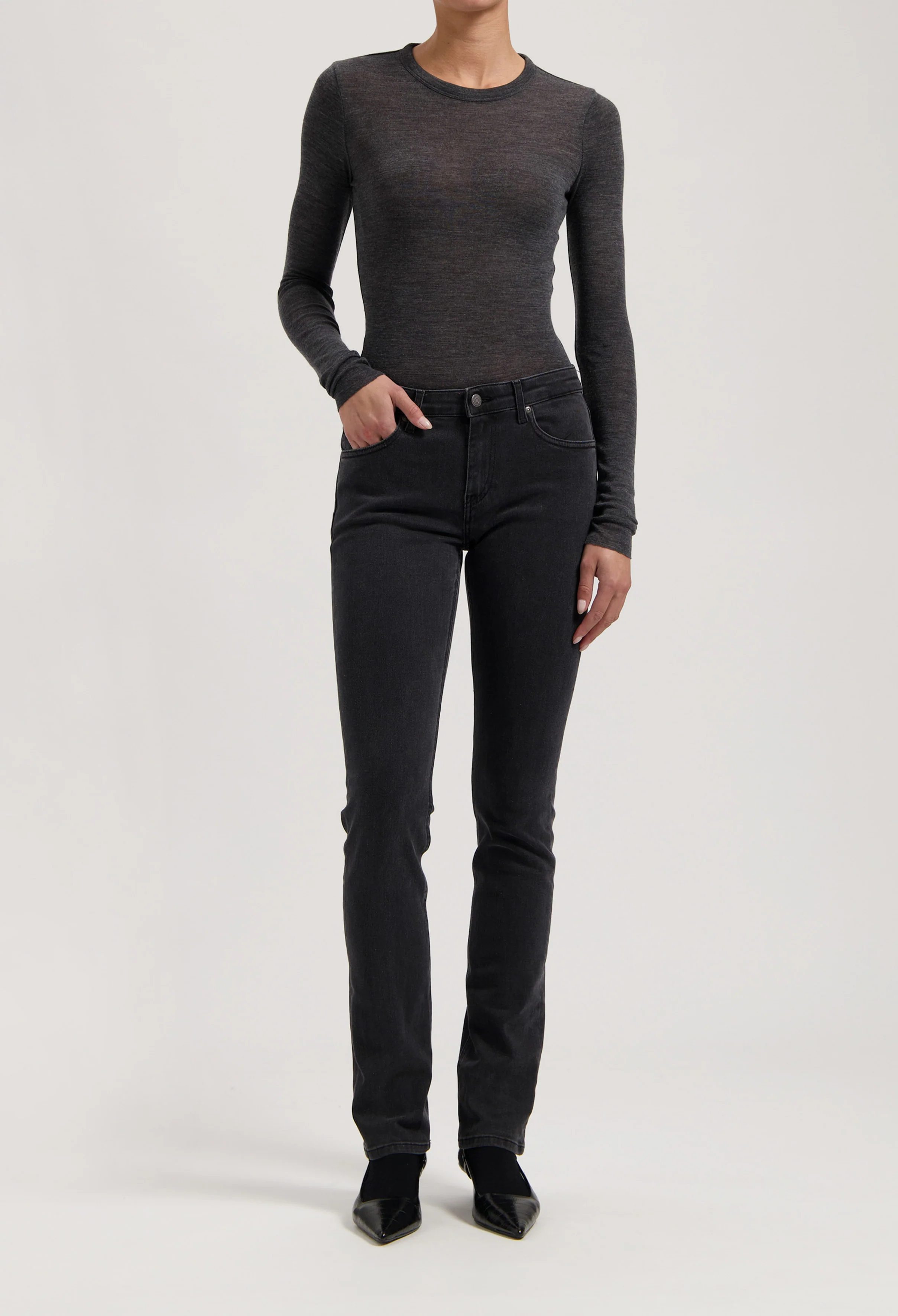 Faye Low Slim - Stone Black - Image 7