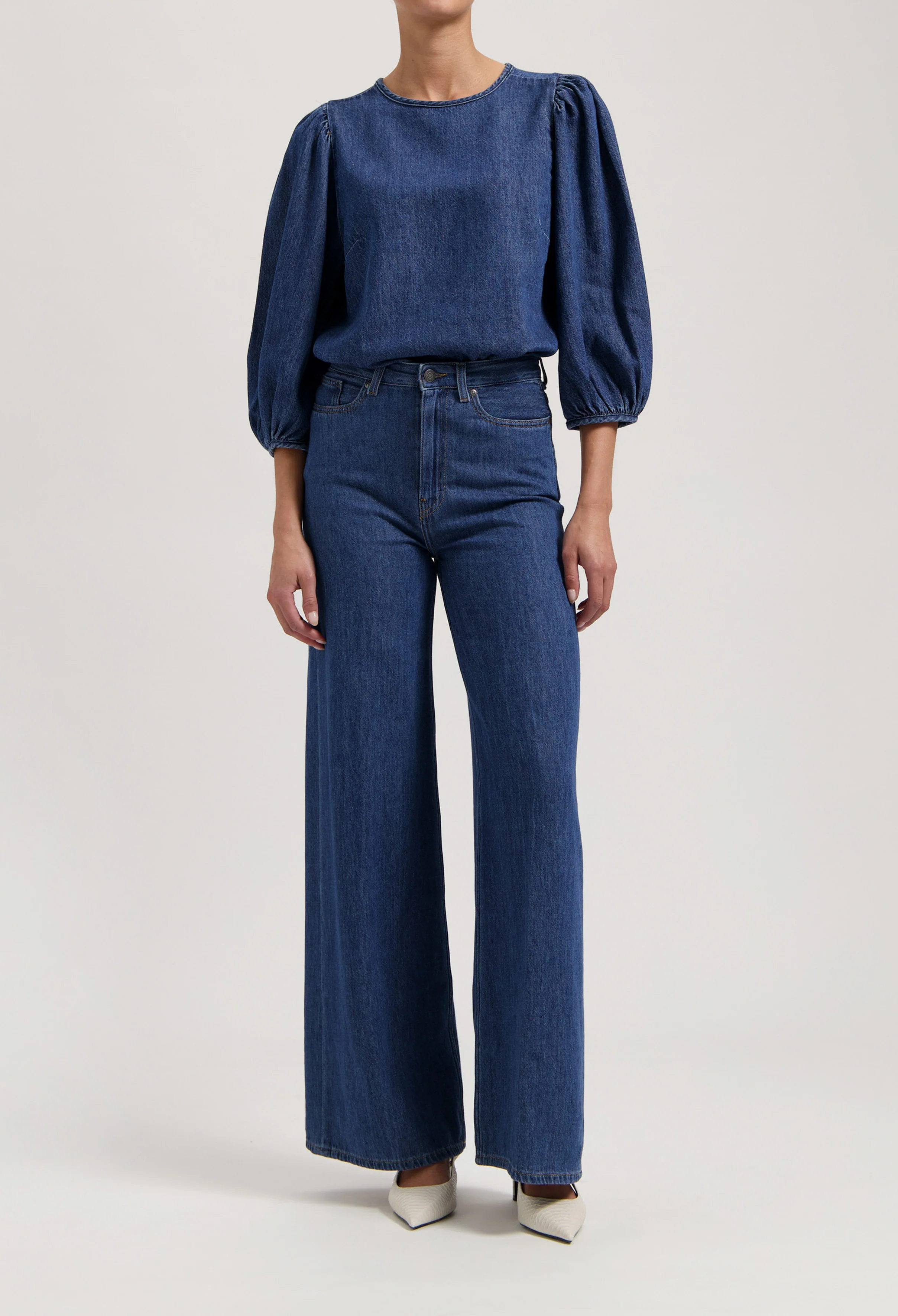 Gloria Shirt - Stone Indigo - Image 3