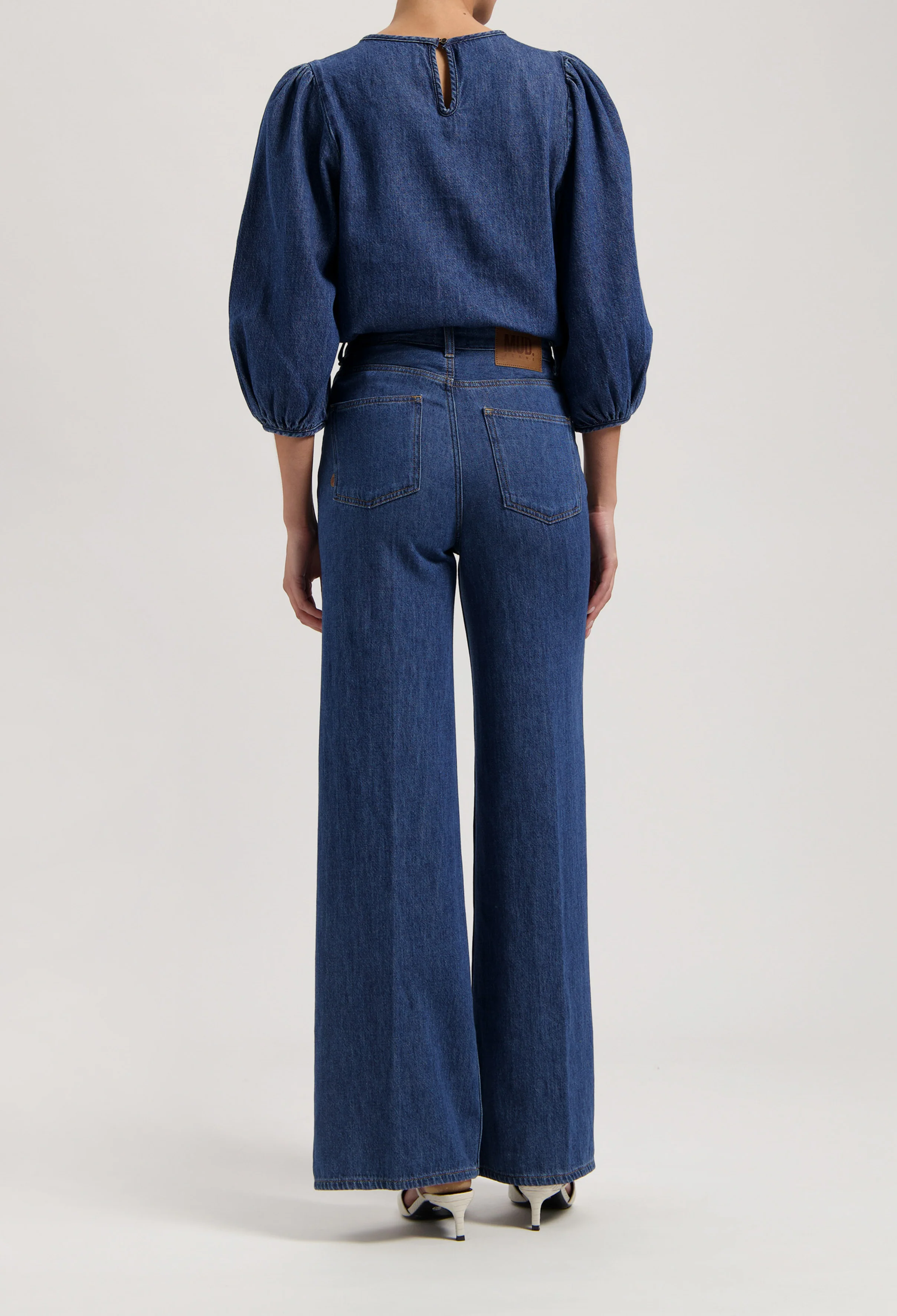 Gloria Shirt - Stone Indigo - Image 5