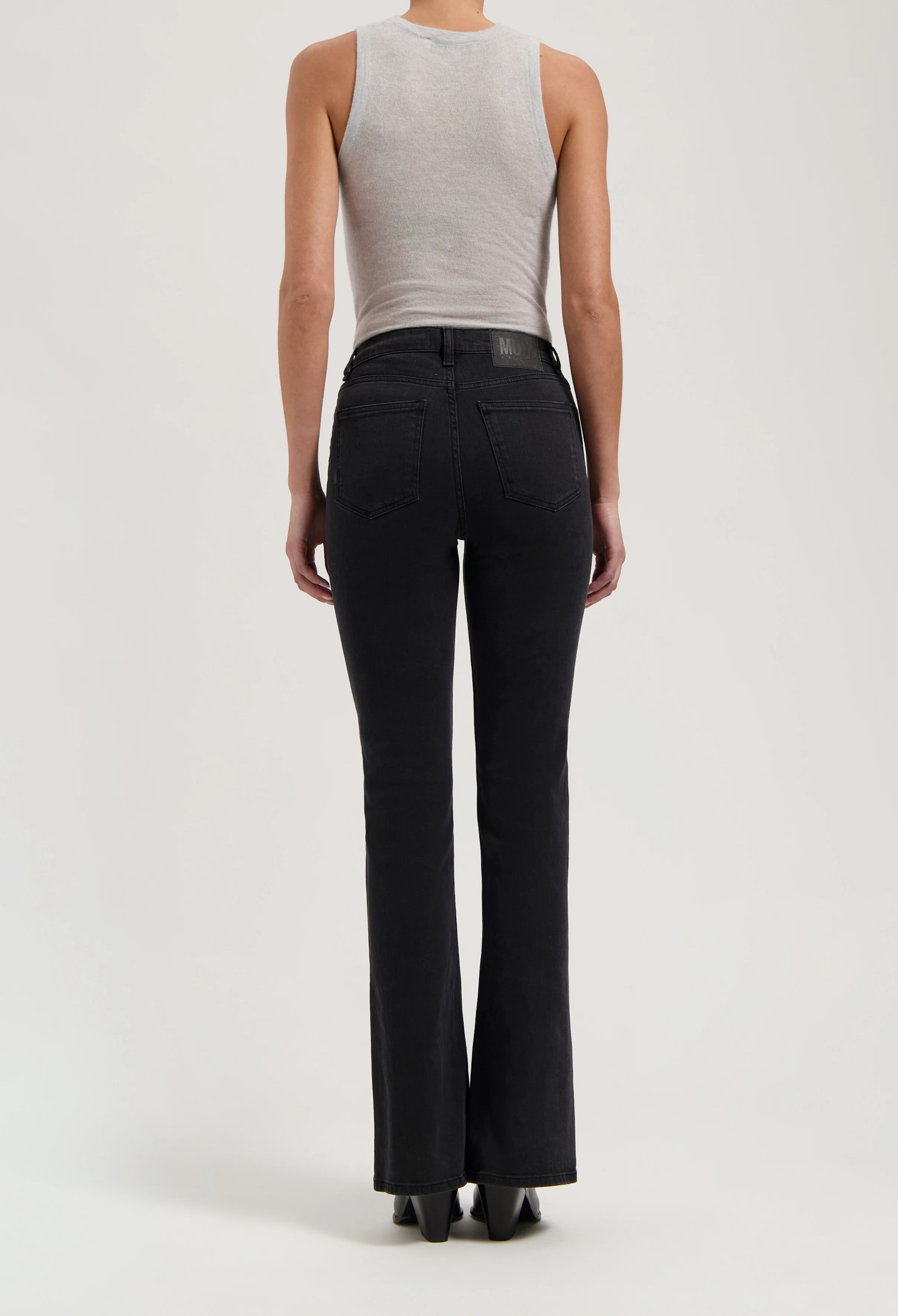 Isy High Flared - Stone Black - Image 3