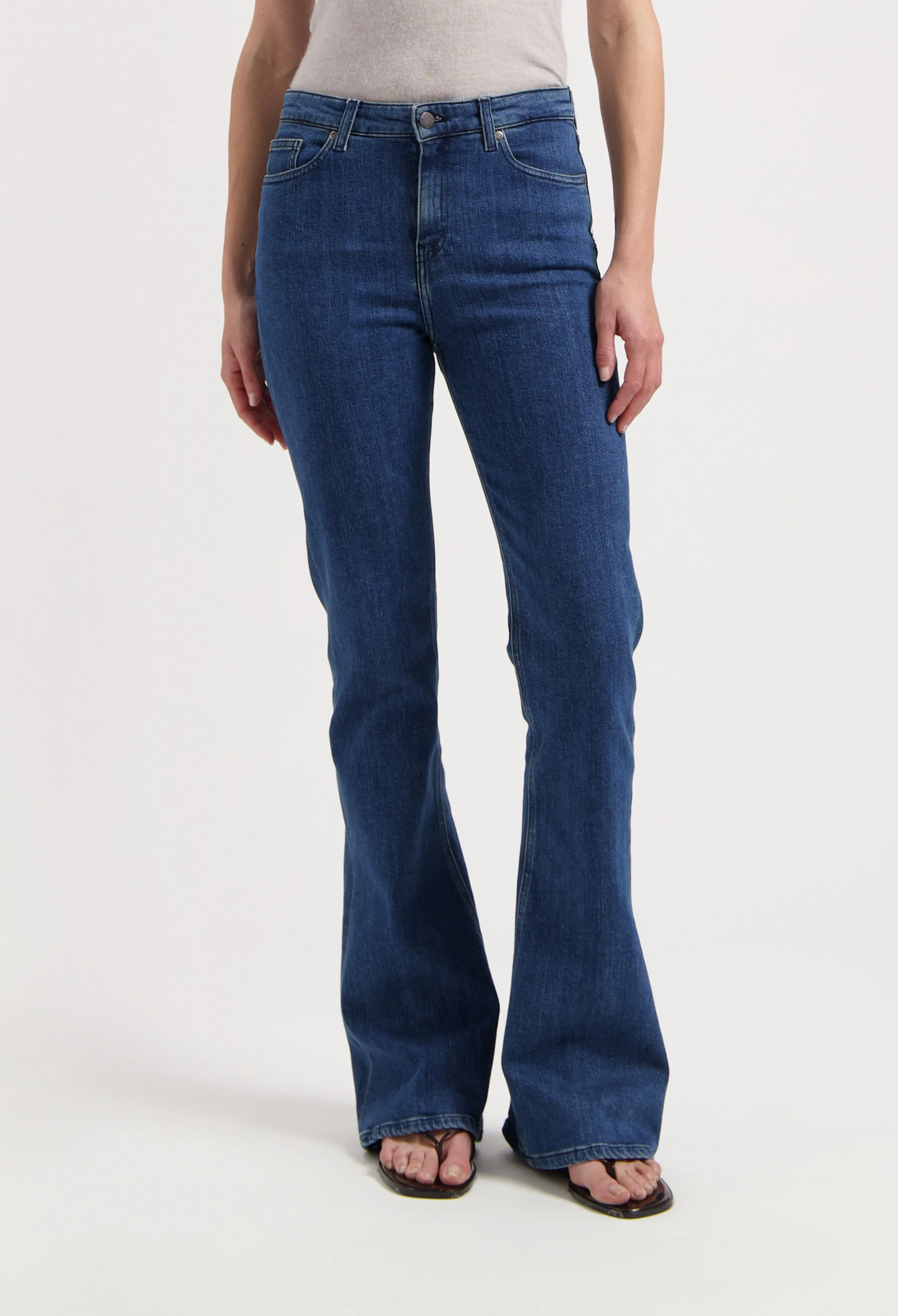 Isy High Flared - Stone Indigo - Image 4