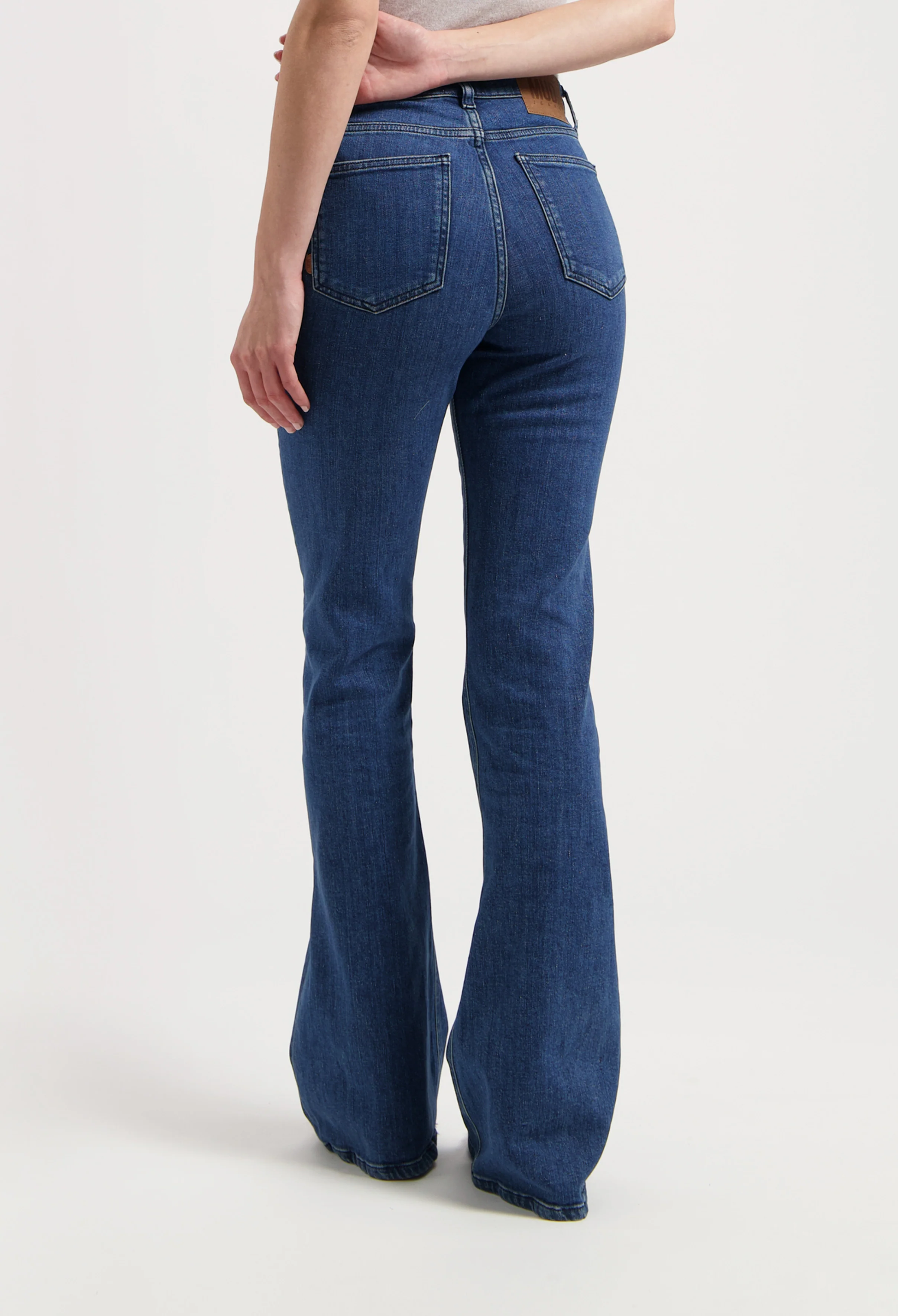 Isy High Flared - Stone Indigo - Image 5