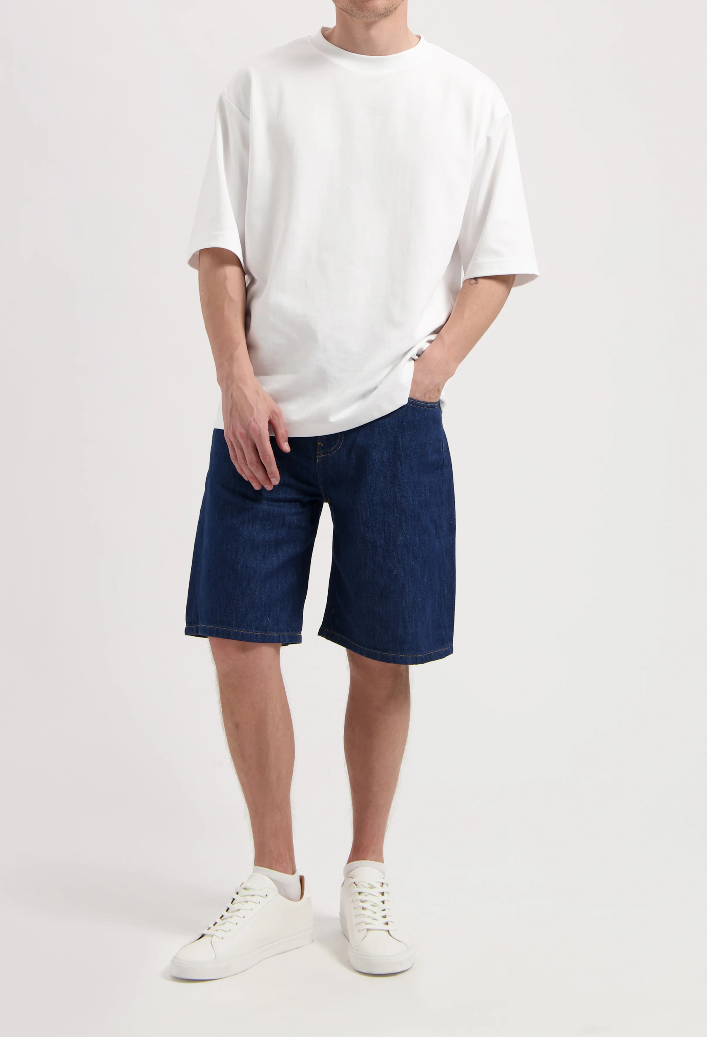 James Denim Short - Stone Indigo - Image 8