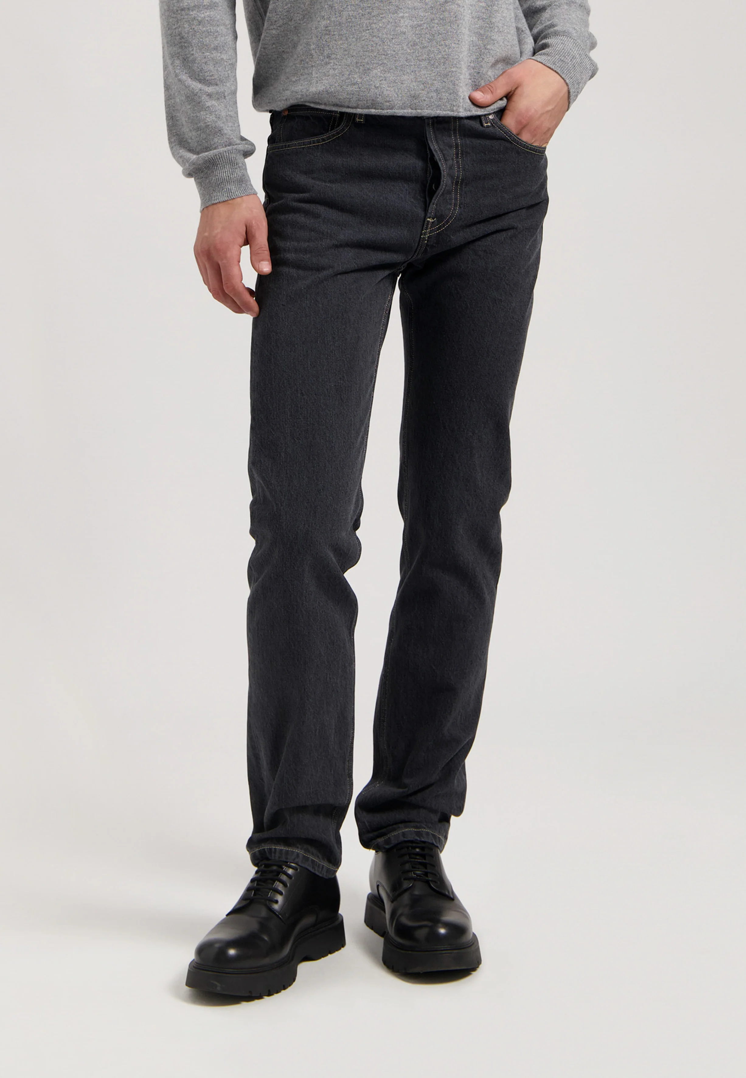 John Mid Straight - Medium Black - Image 10