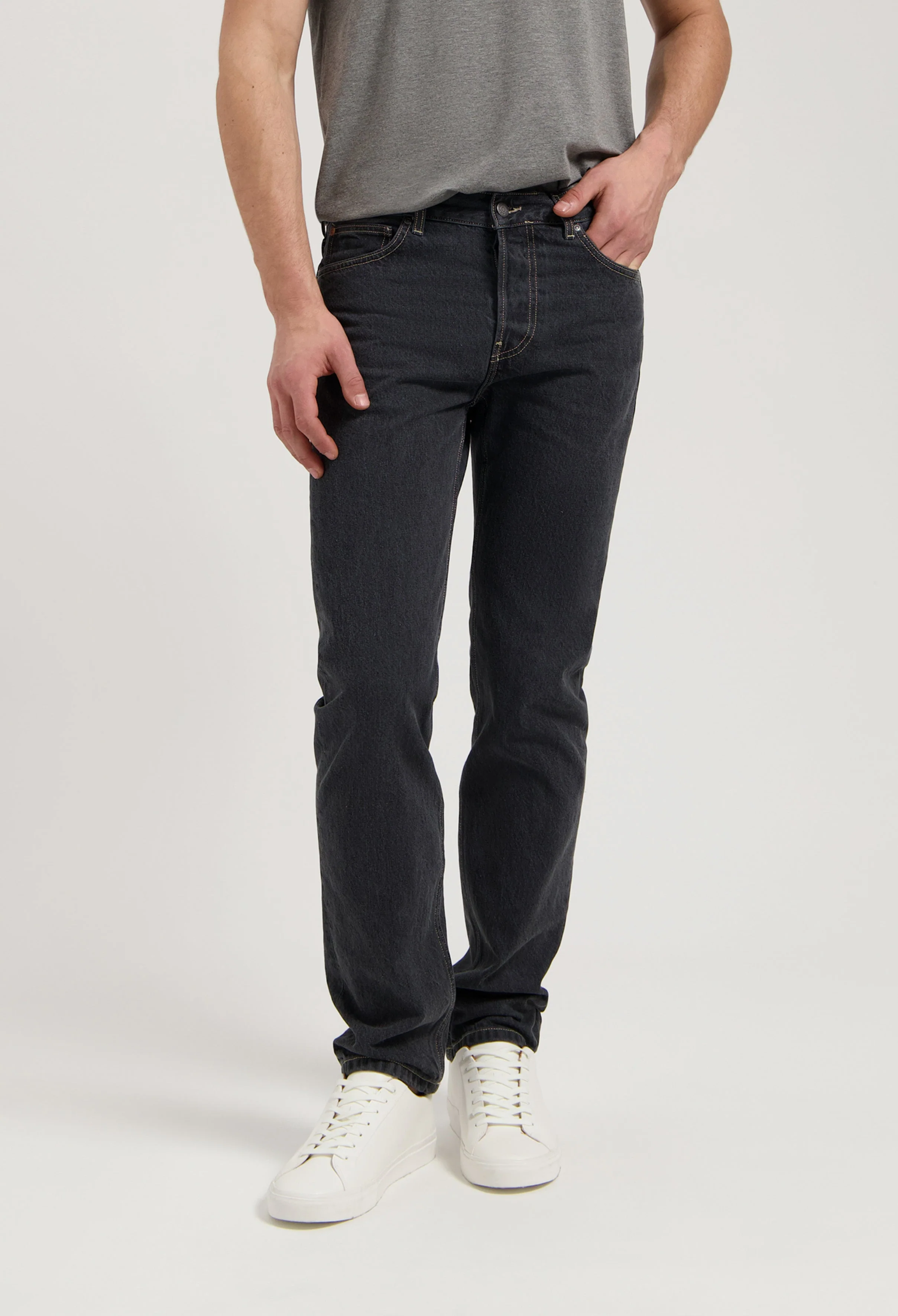 John Mid Straight - Medium Black - Image 4