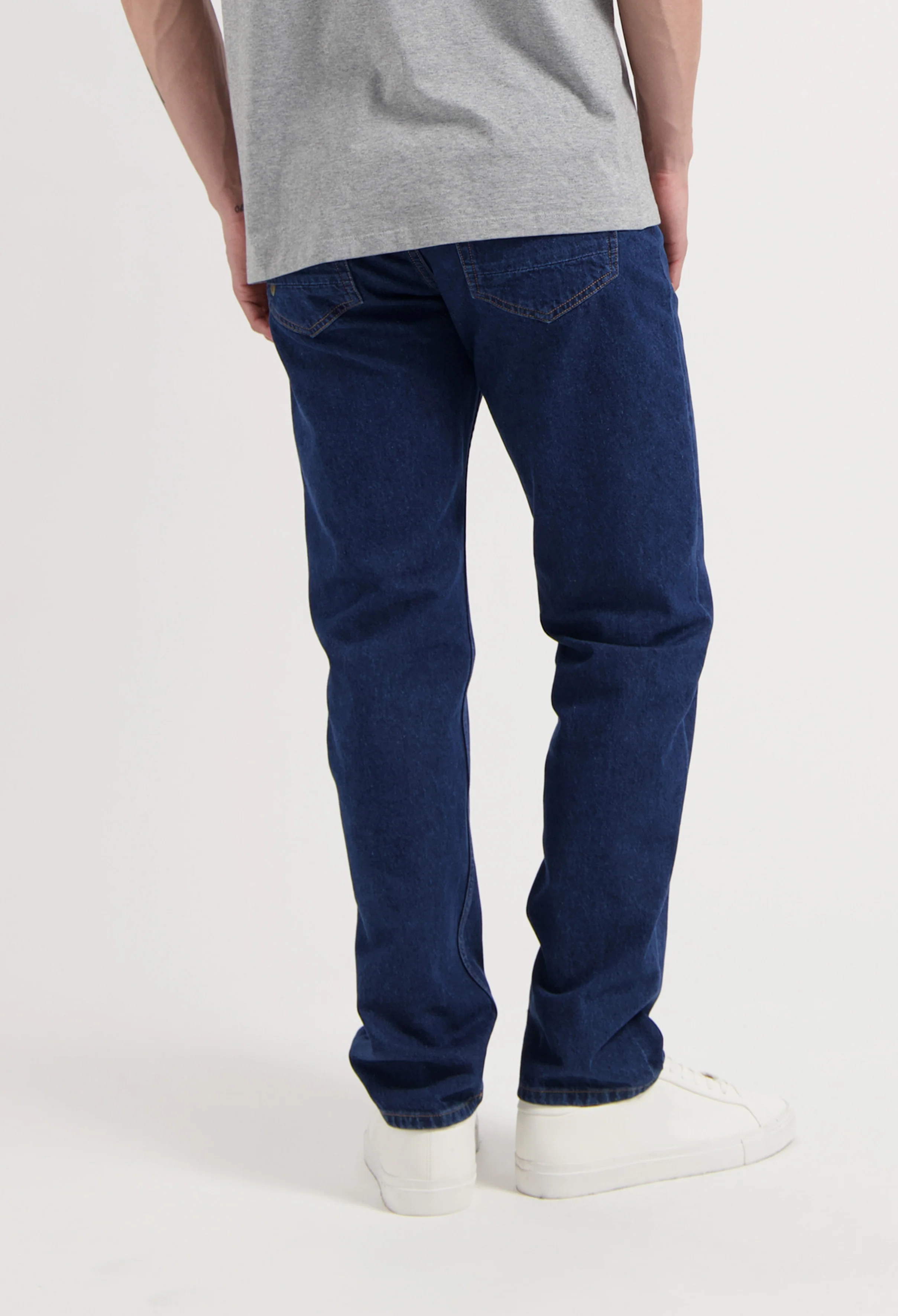 John Mid Straight - Stone Indigo - Image 6