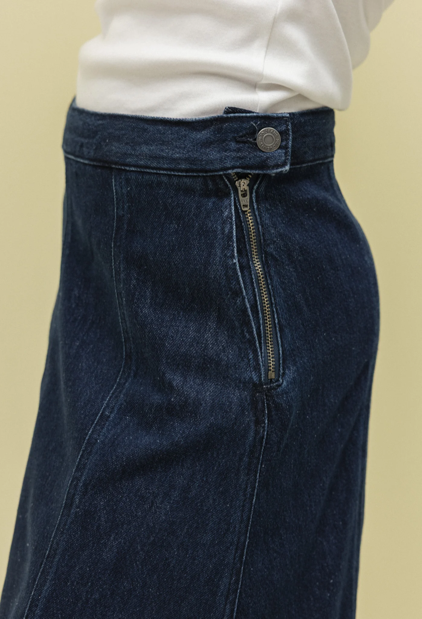 Mae Panel Skirt - Stone Indigo - Image 13