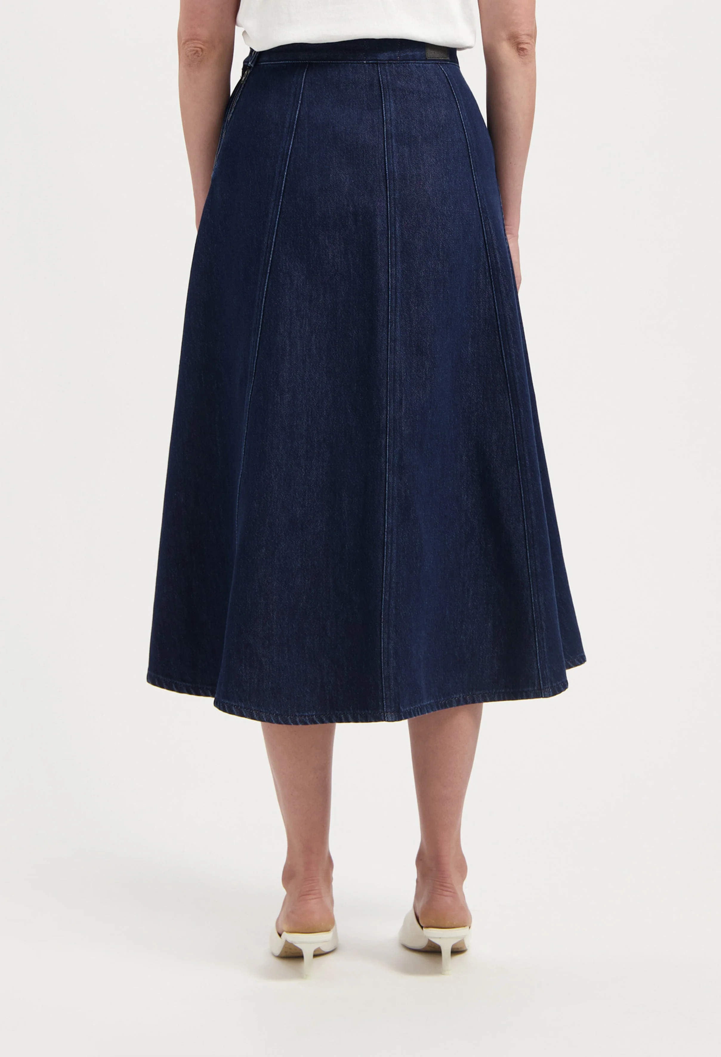 Mae Panel Skirt - Stone Indigo - Image 5