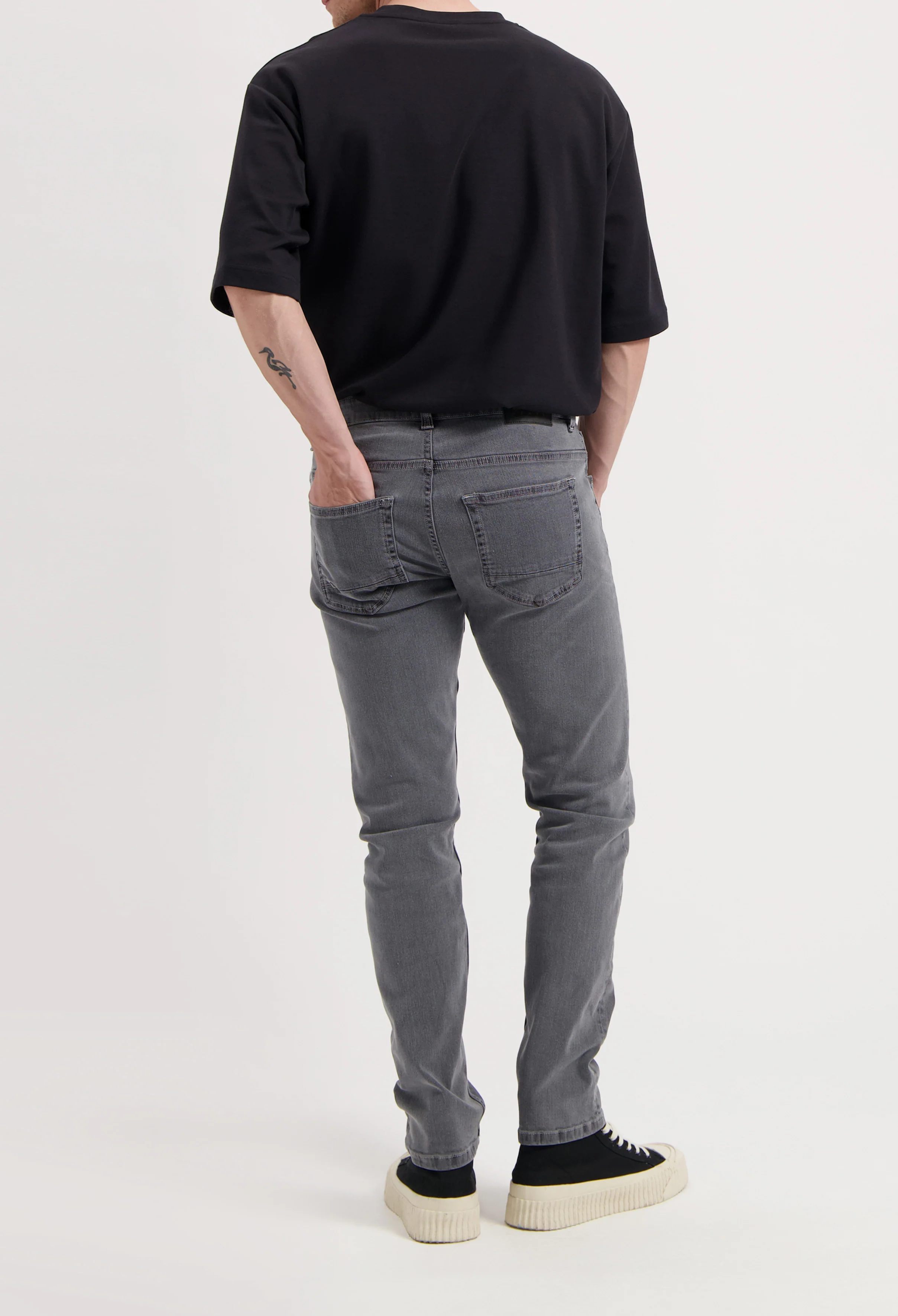 Rick Mid Slim - Light Grey - Image 3