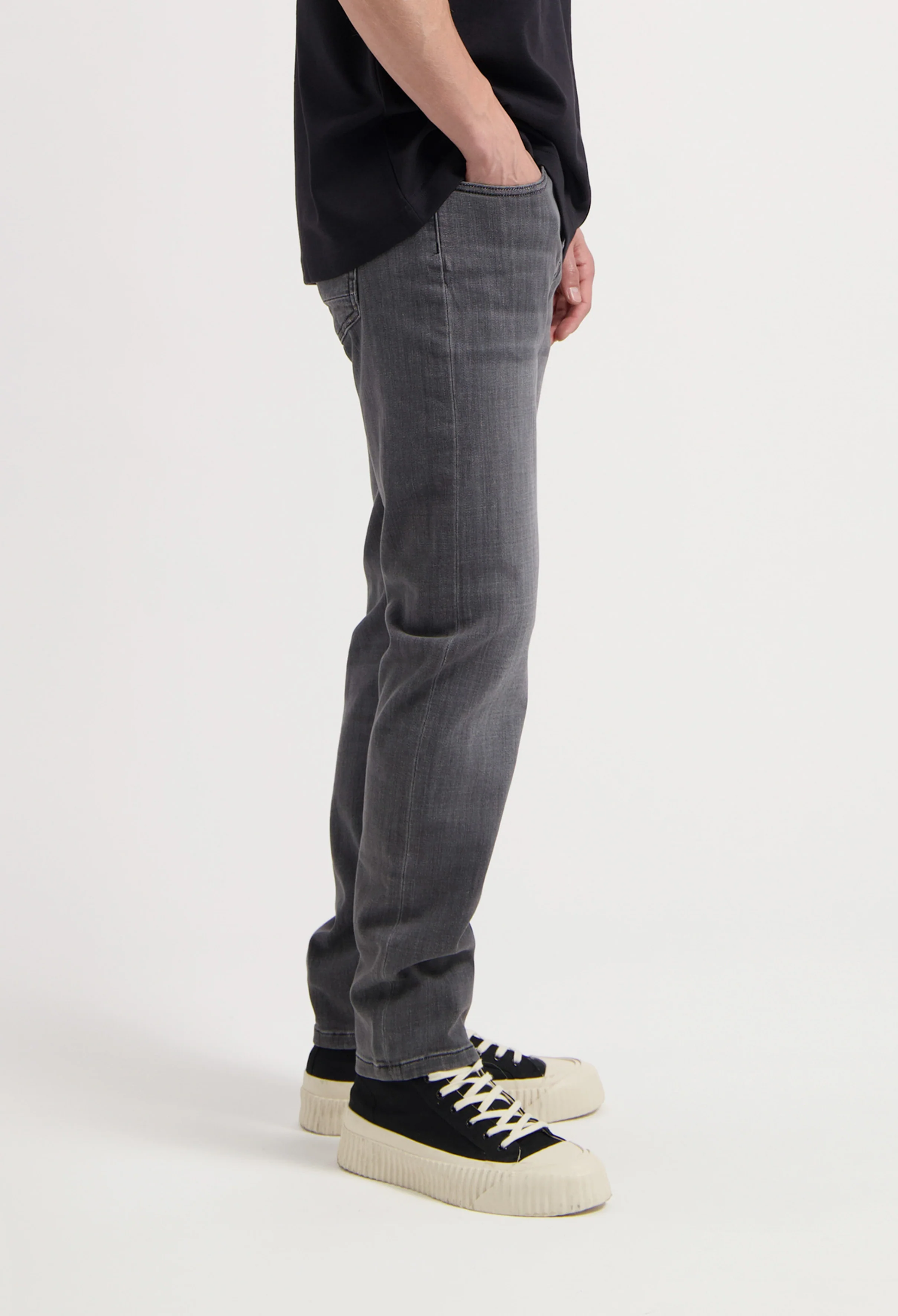 Rick Mid Slim - Light Grey - Image 5