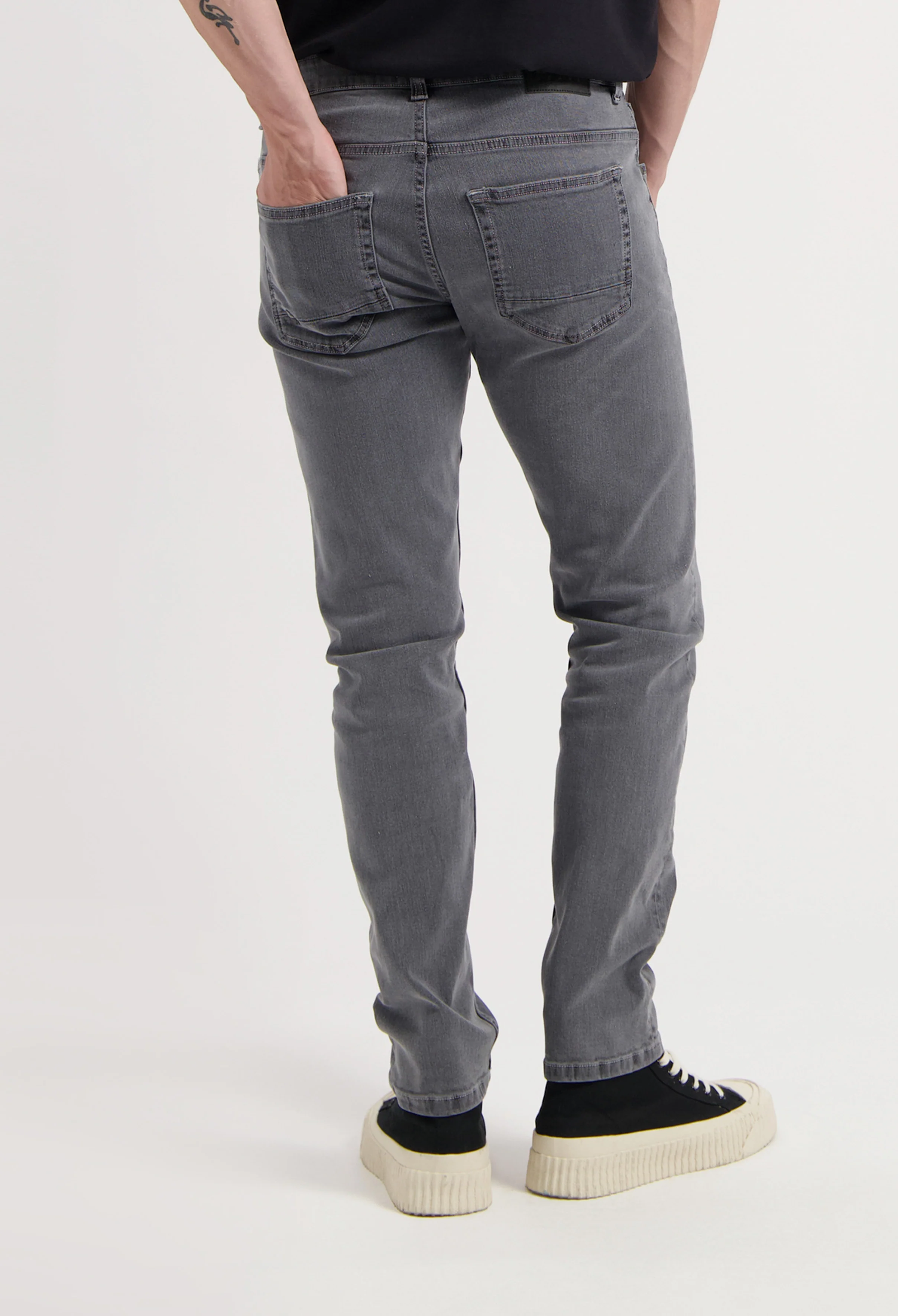 Rick Mid Slim - Light Grey - Image 6