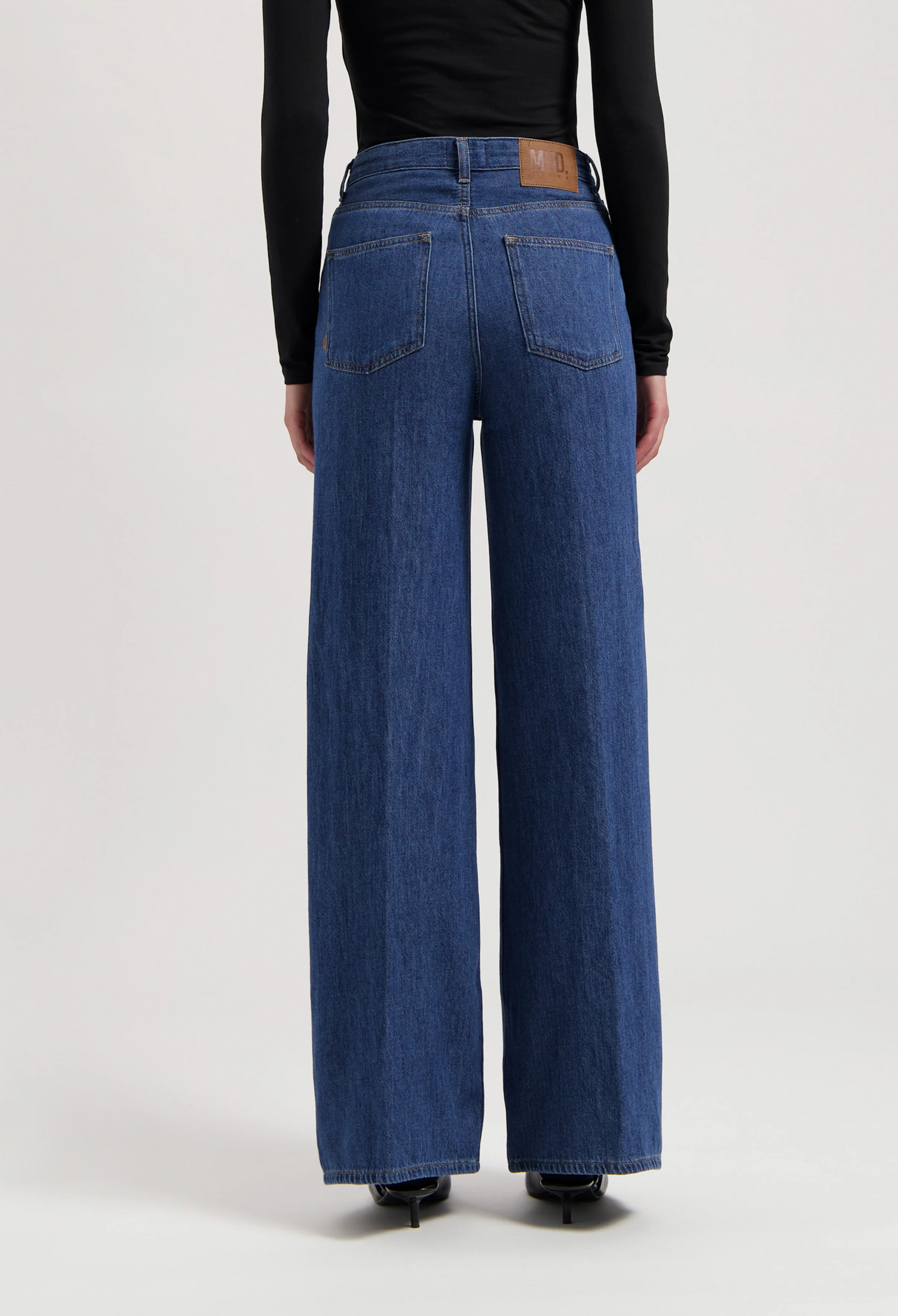 Sara High Loose Flow - Stone Indigo - Image 5