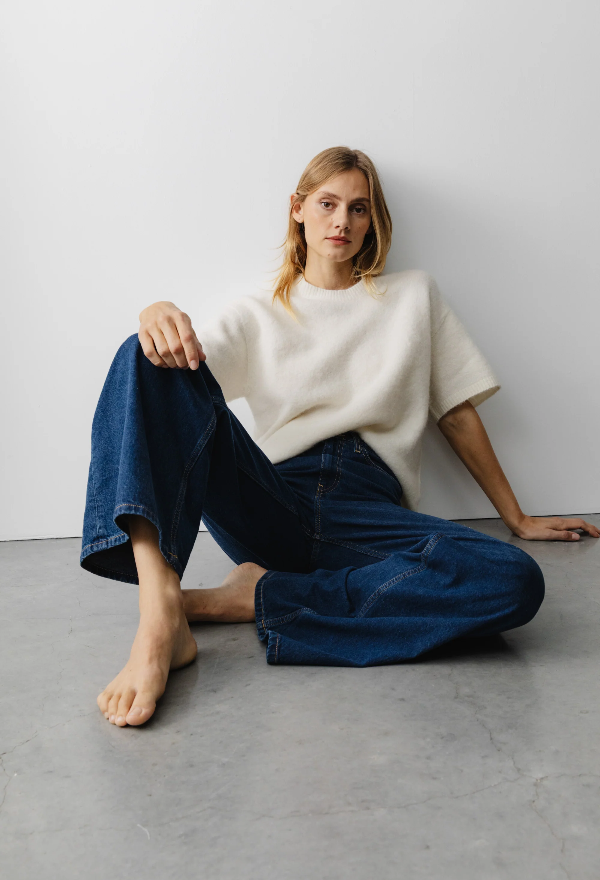 Sara High Loose - Stone Indigo - Image 8