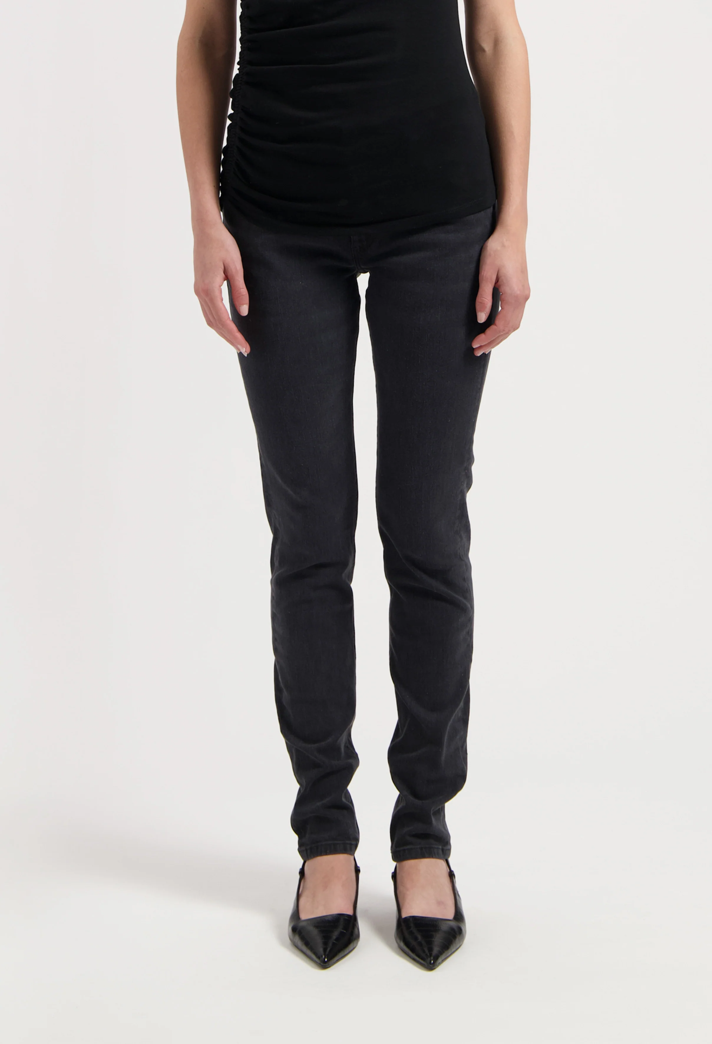 Skyler Mid Skinny - Authentic Black - Image 4