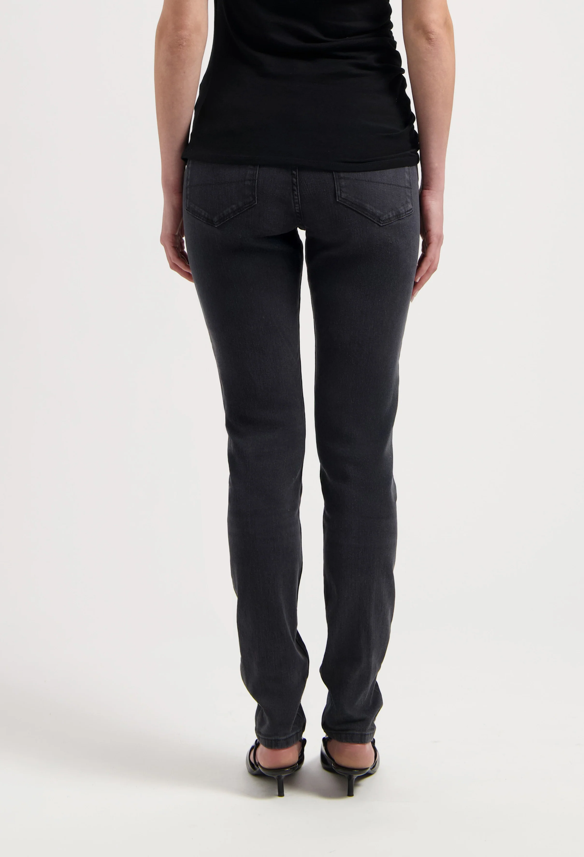 Skyler Mid Skinny - Authentic Black - Image 5