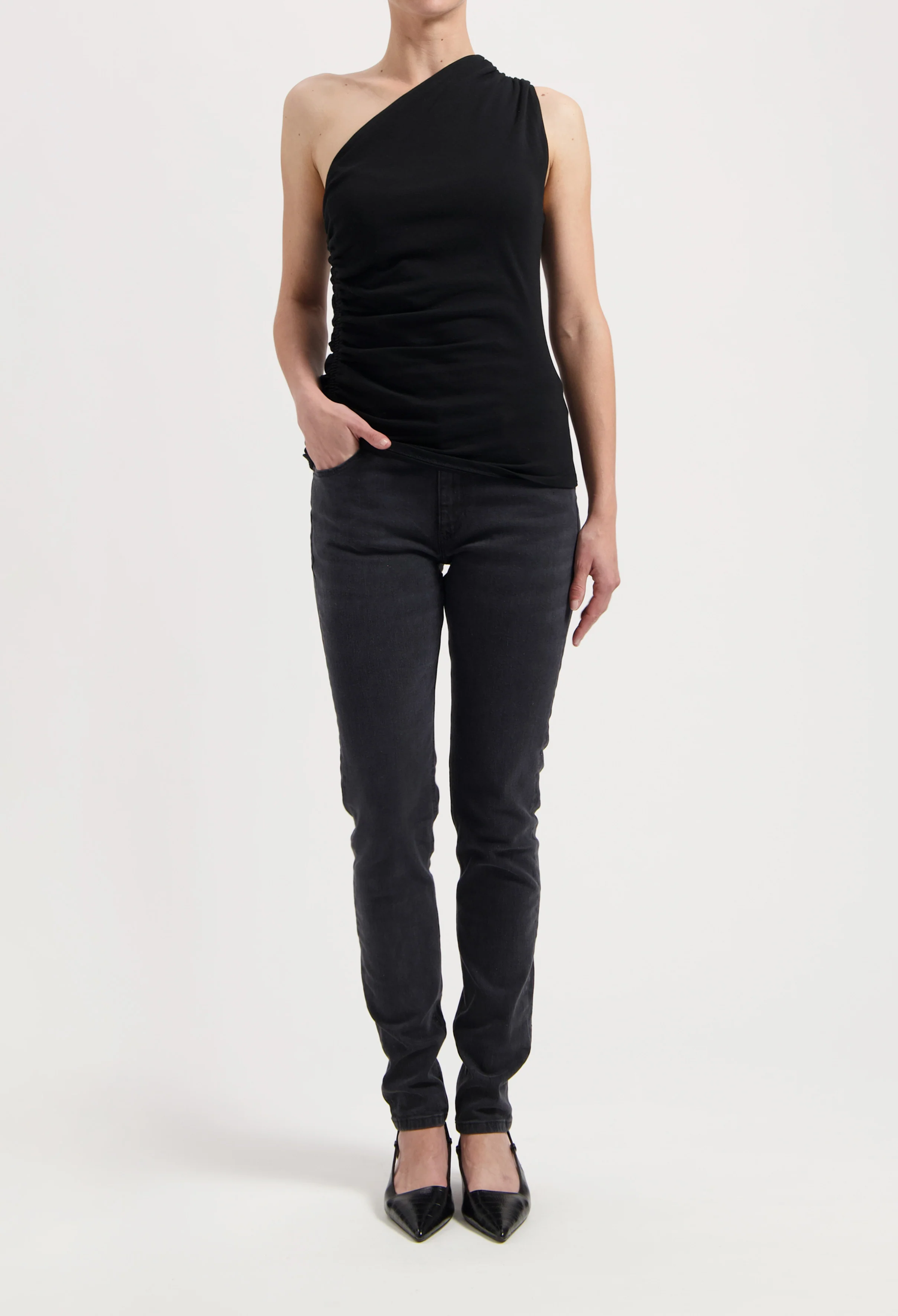 Skyler Mid Skinny - Authentic Black - Image 6