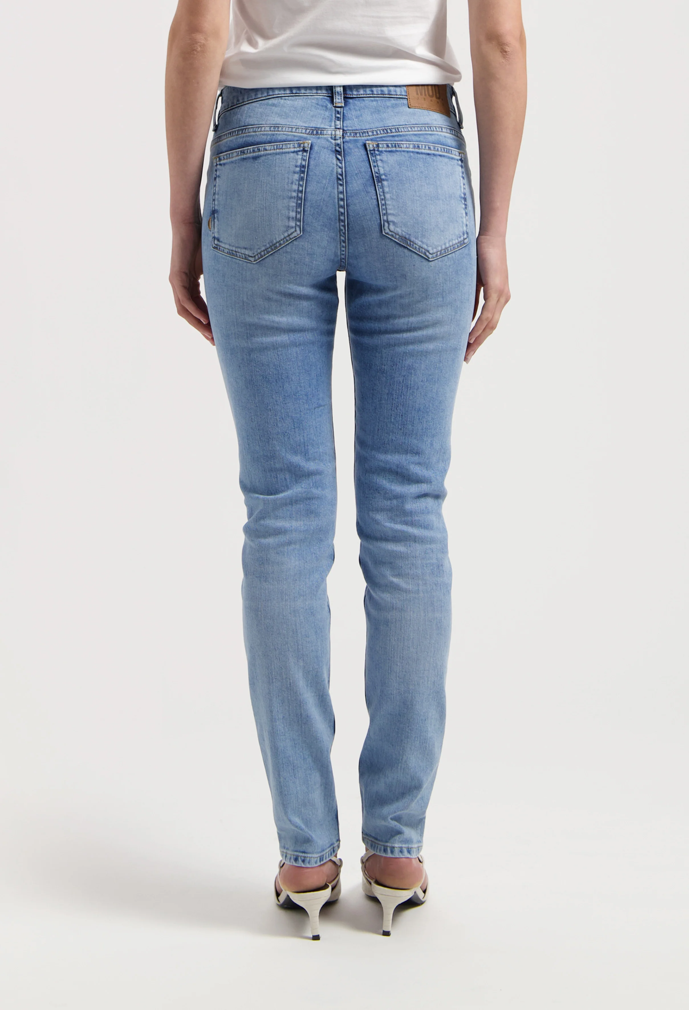 Skyler Mid Skinny - Original Stone - Image 6