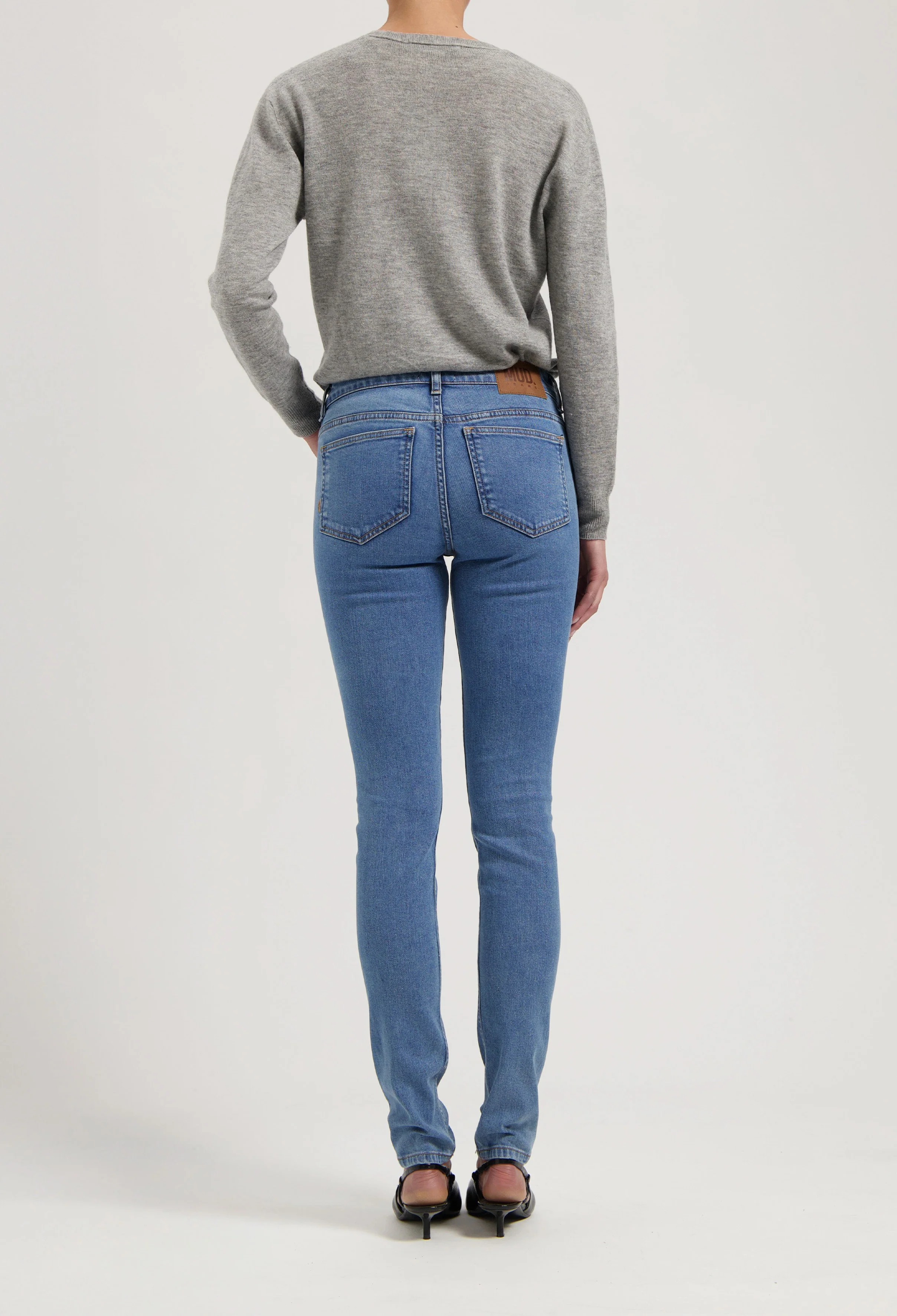 Skyler Mid Skinny - Stone Vintage - Image 3
