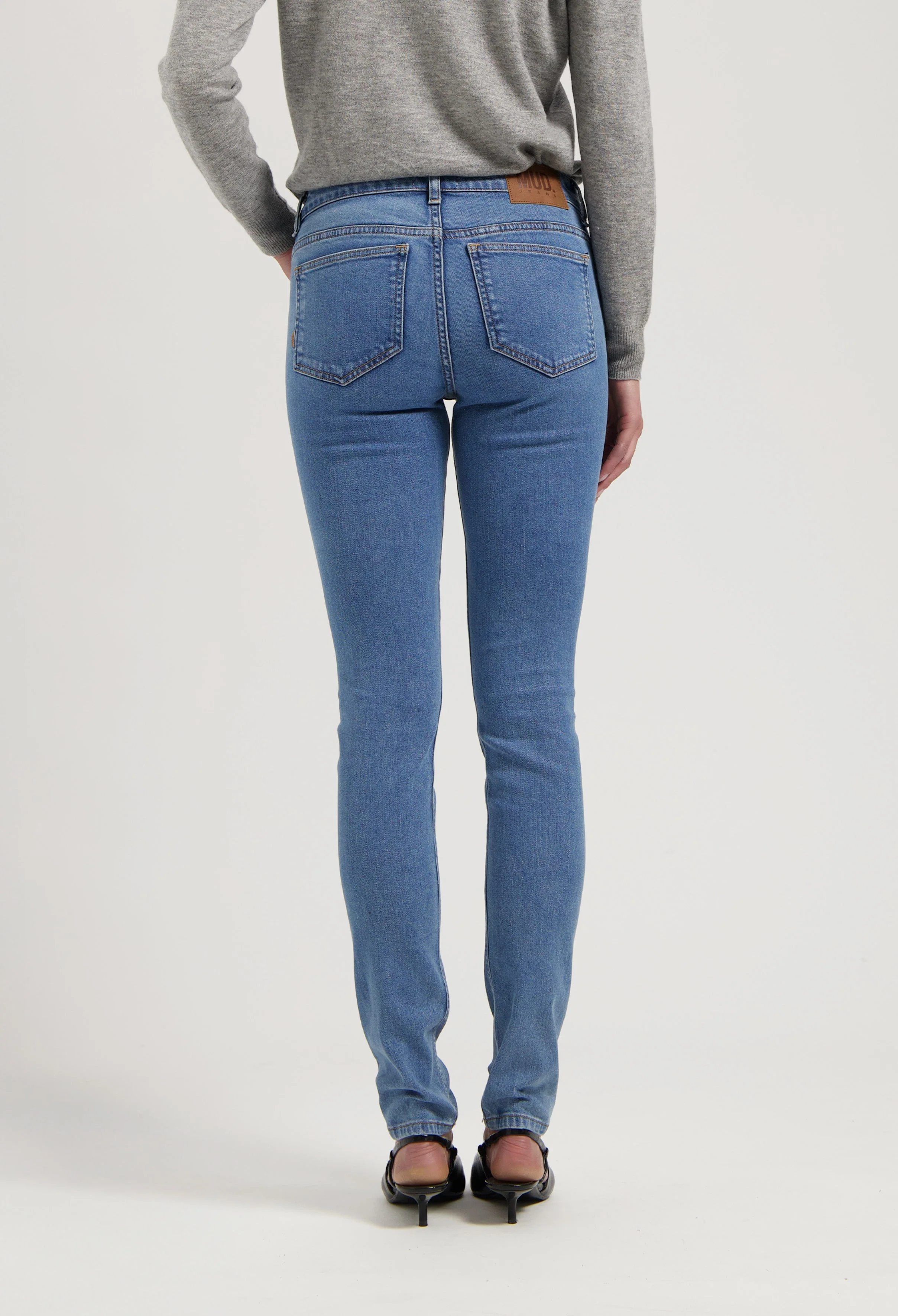 Skyler Mid Skinny - Stone Vintage - Image 5