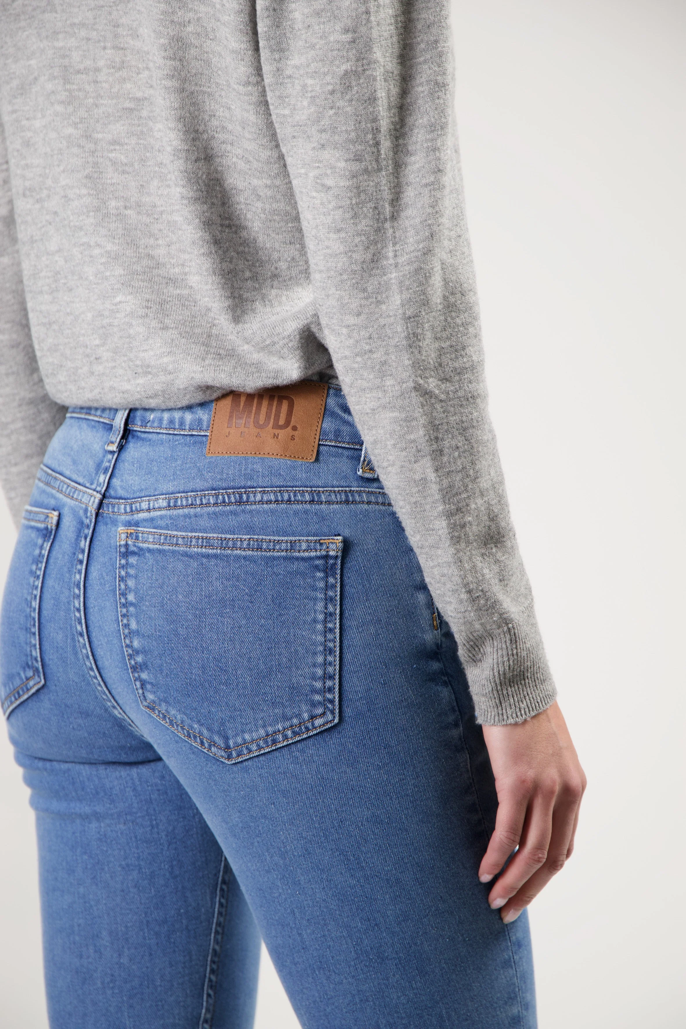Skyler Mid Skinny - Stone Vintage - Image 6